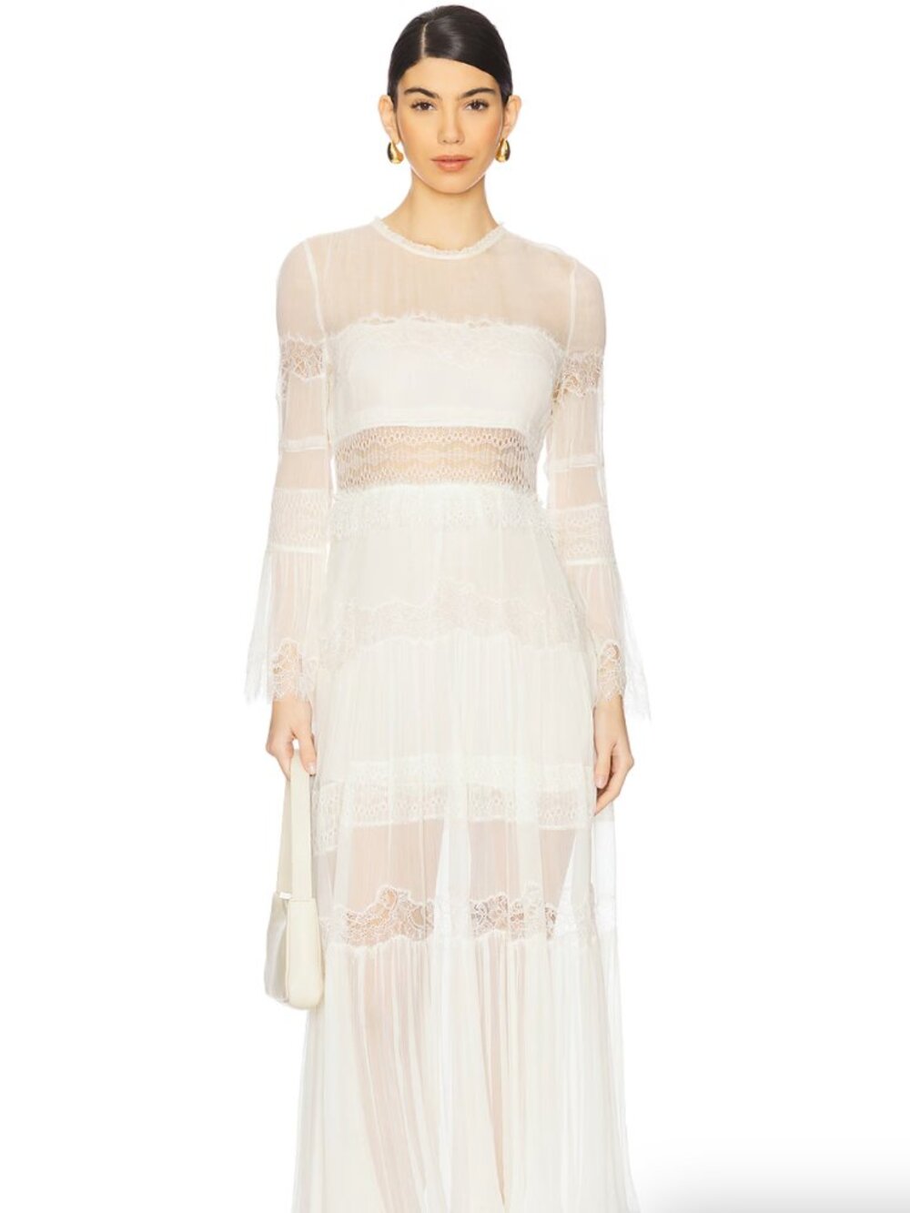 LoveShackFancy Rosney Chiffon Maxi Dress